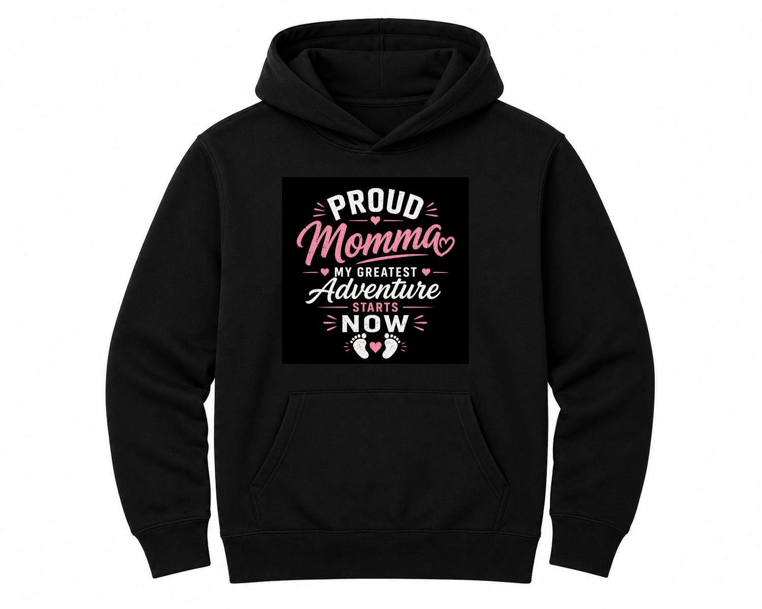 Proud Mamma: My Greatest Adventure Unisex Hoodie — hoodie front