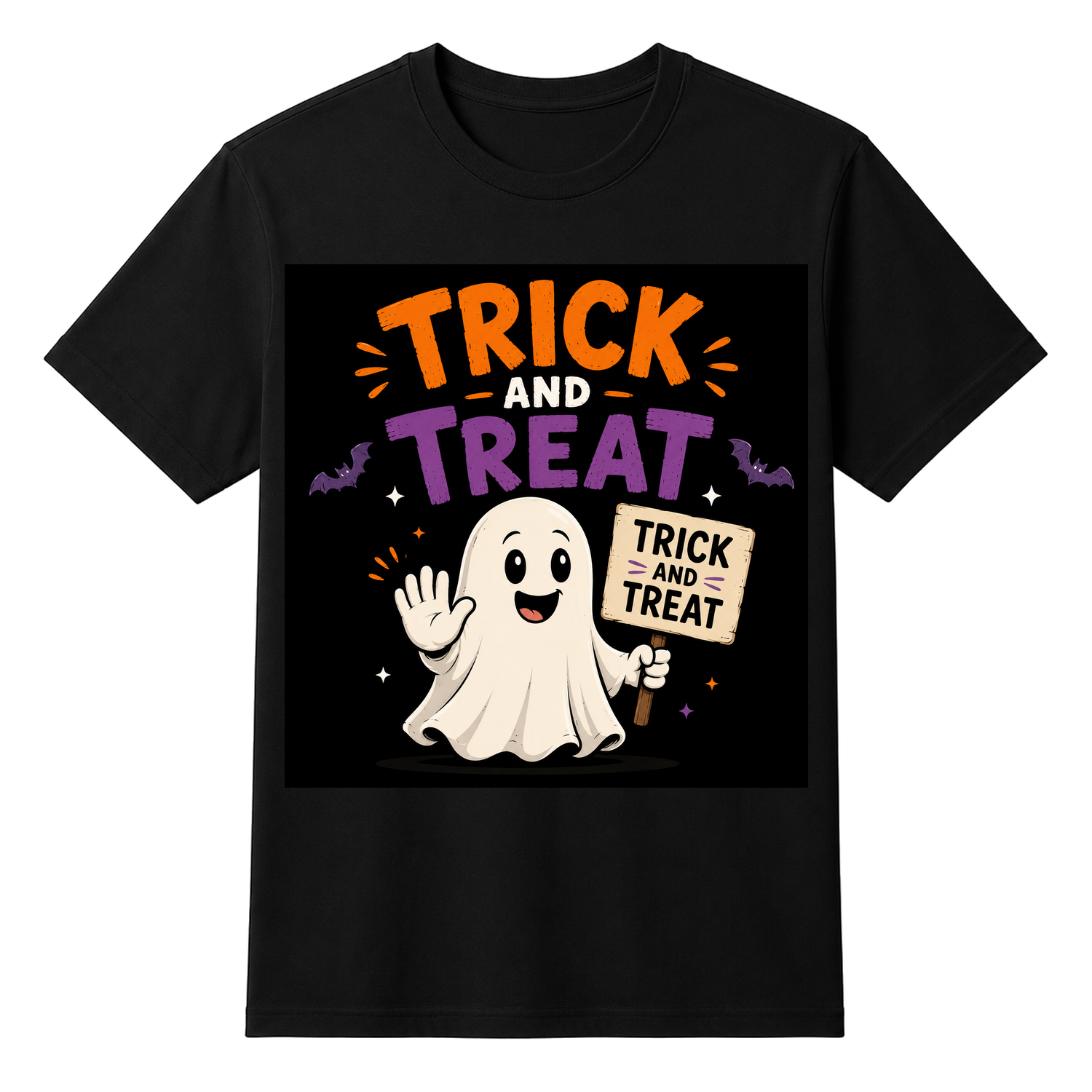 Trick And Treat Spooky Fun Unisex T-shirt — tshirt front
