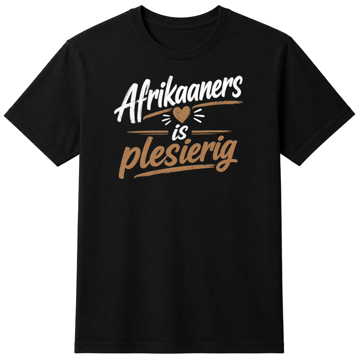 Afrikaaners is Plesierig unisex t-shirt