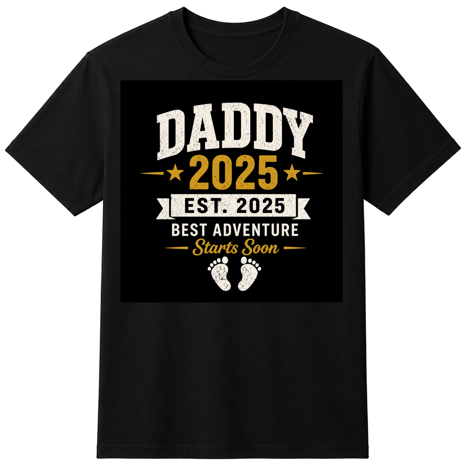 Daddy 2025 Best Adventure Dad Unisex T-shirt — flat shirt