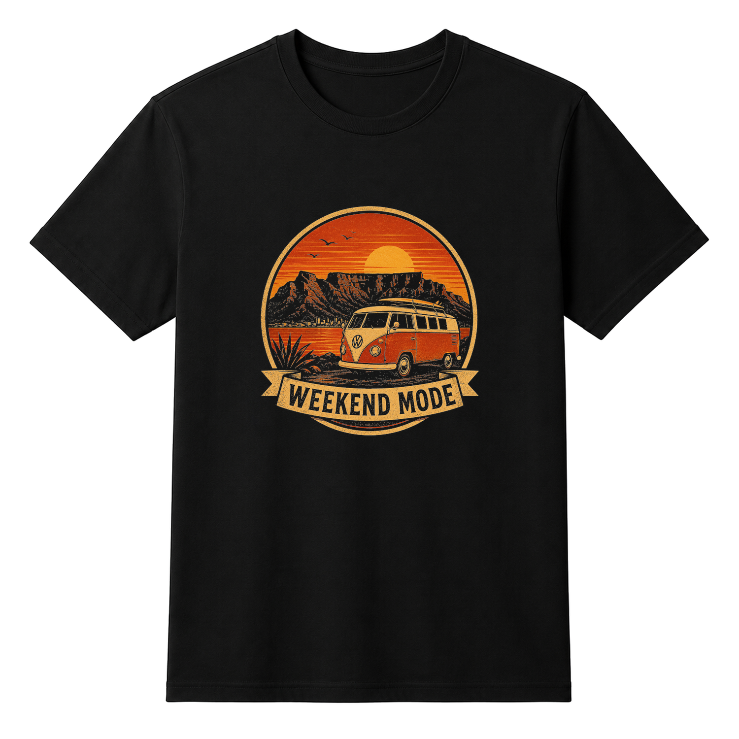 Weekend Mode Comfort Tee Unisex T-shirt — tshirt front