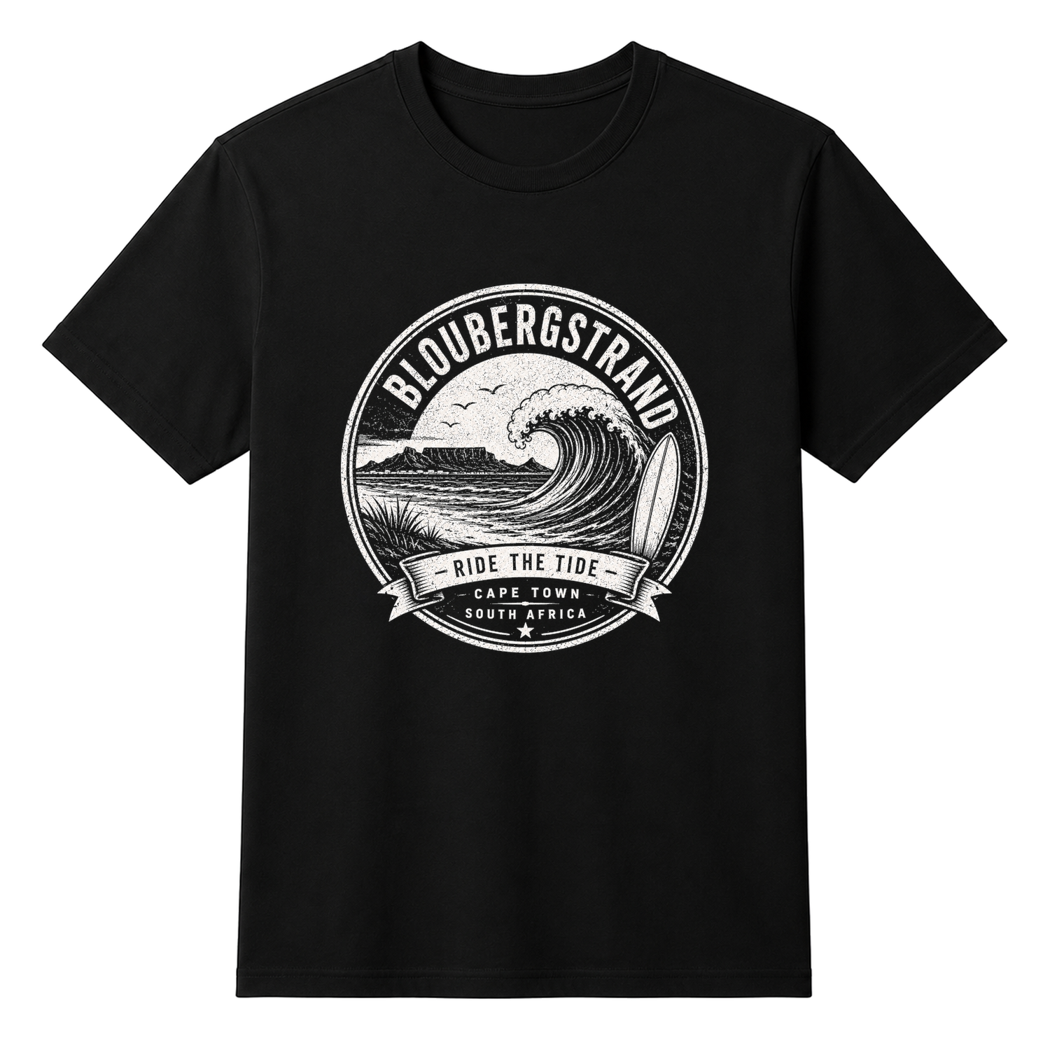 Bloubergstrand Ride The Tide Unisex T-shirt — tshirt front