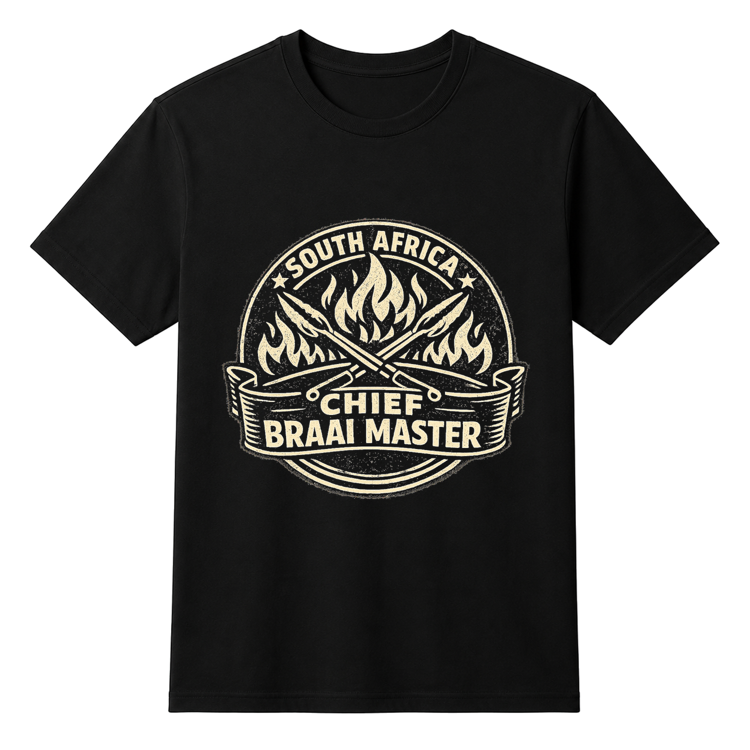 South Africa Chief Braai Master Unisex T-shirt — tshirt front