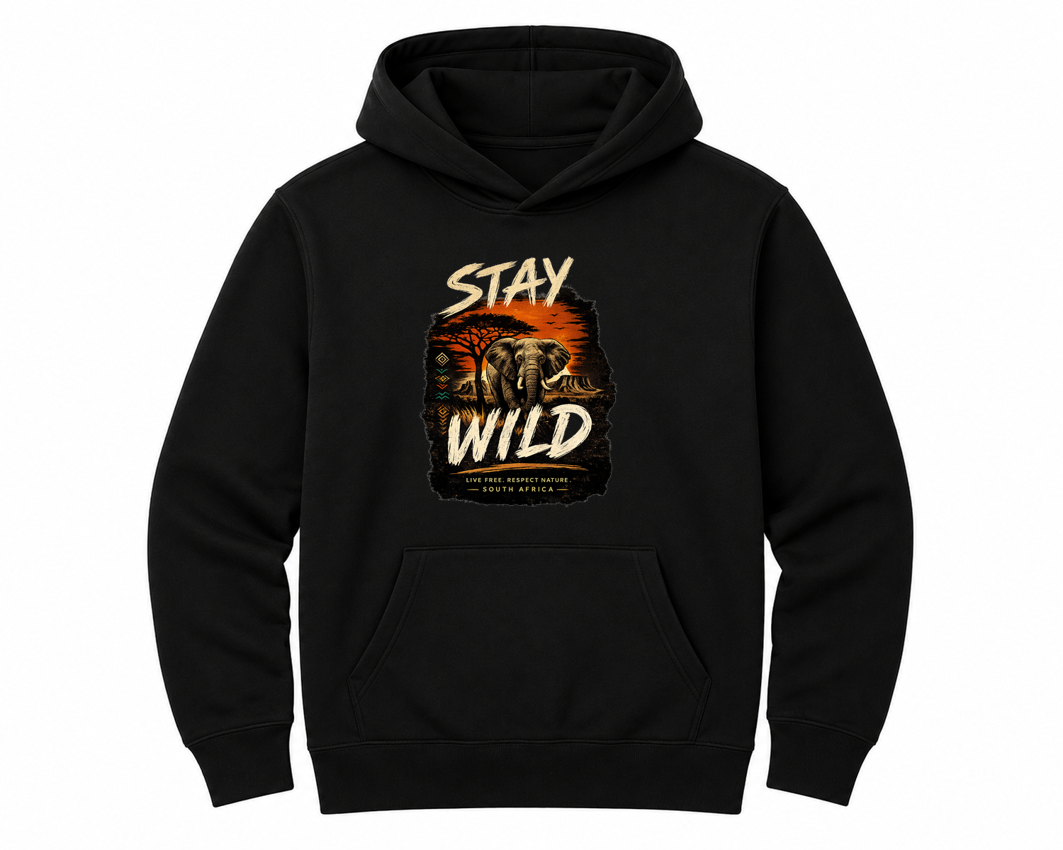 Stay Wild Adventure Spirit Unisex Hoodie — hoodie front