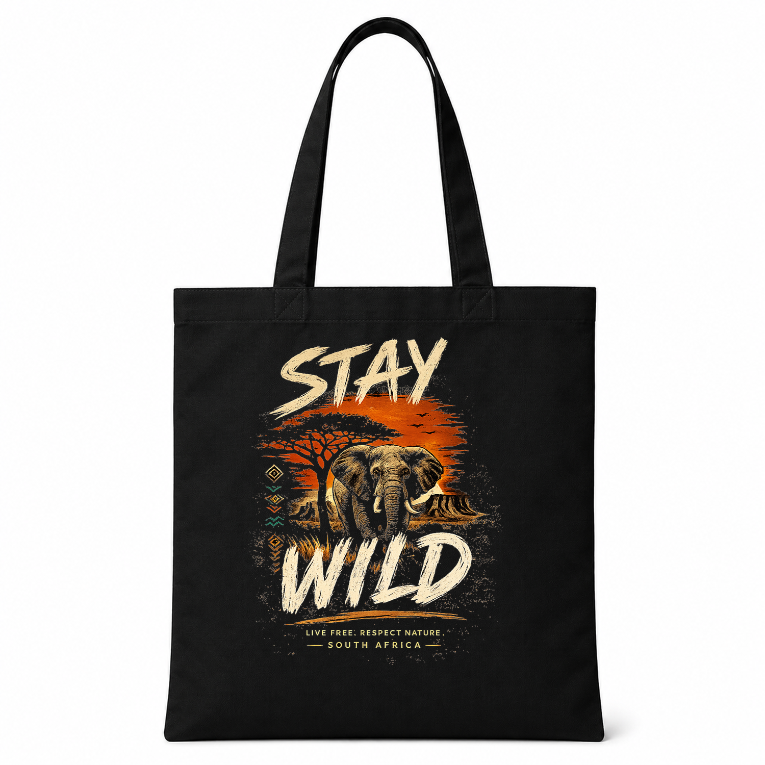Stay Wild Adventure Tote Bag — tote front