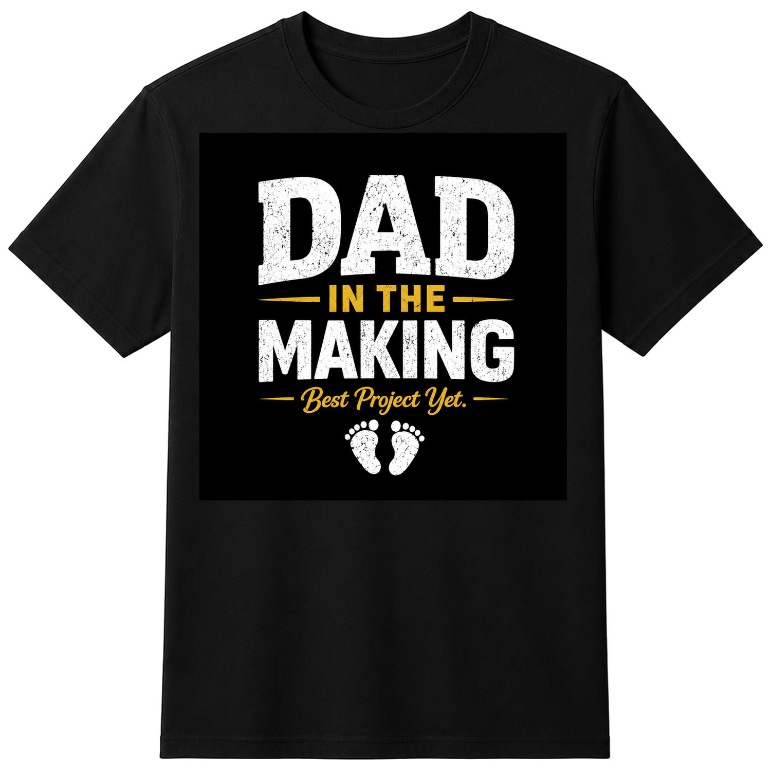 Daddy in the Making Unisex T-shirt — flat shirt