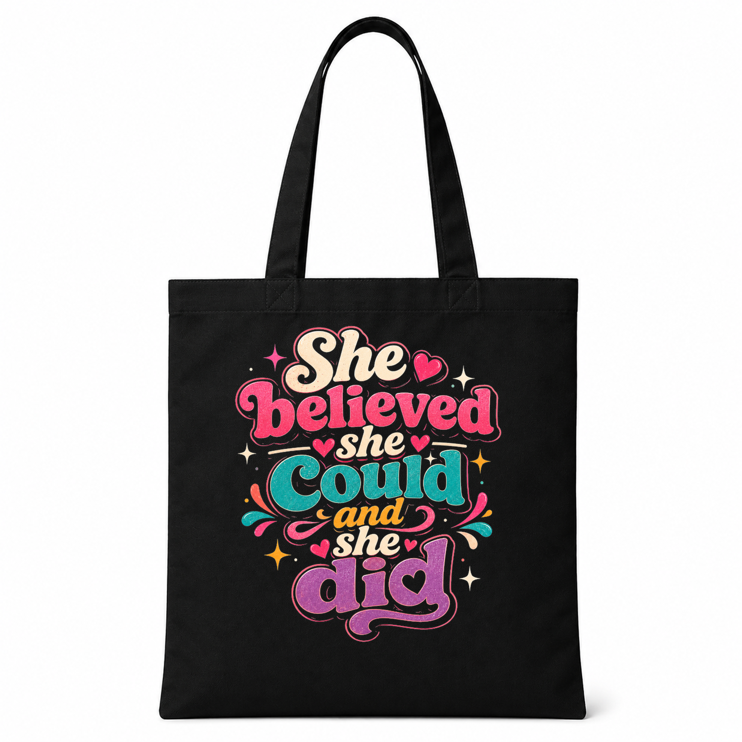 Woman Today Empowering Statement Tote Bag — tote front