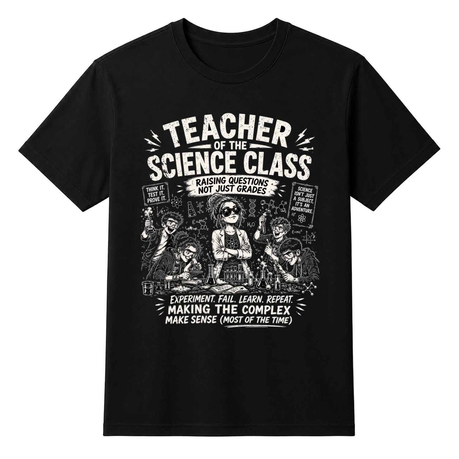 Science Teacher Teens Unisex T-shirt — tshirt front