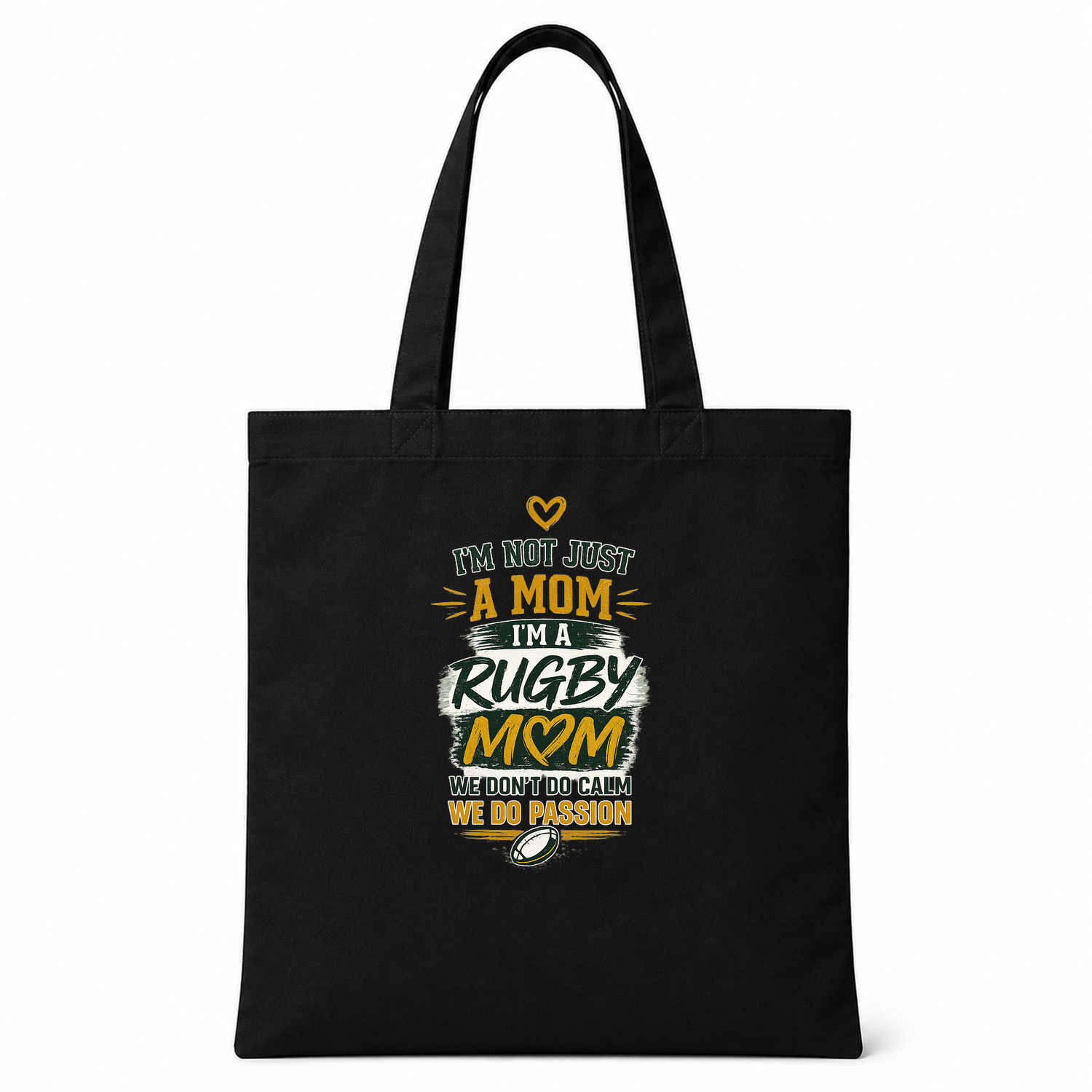 Rugby Mom Tote Bag — tote front
