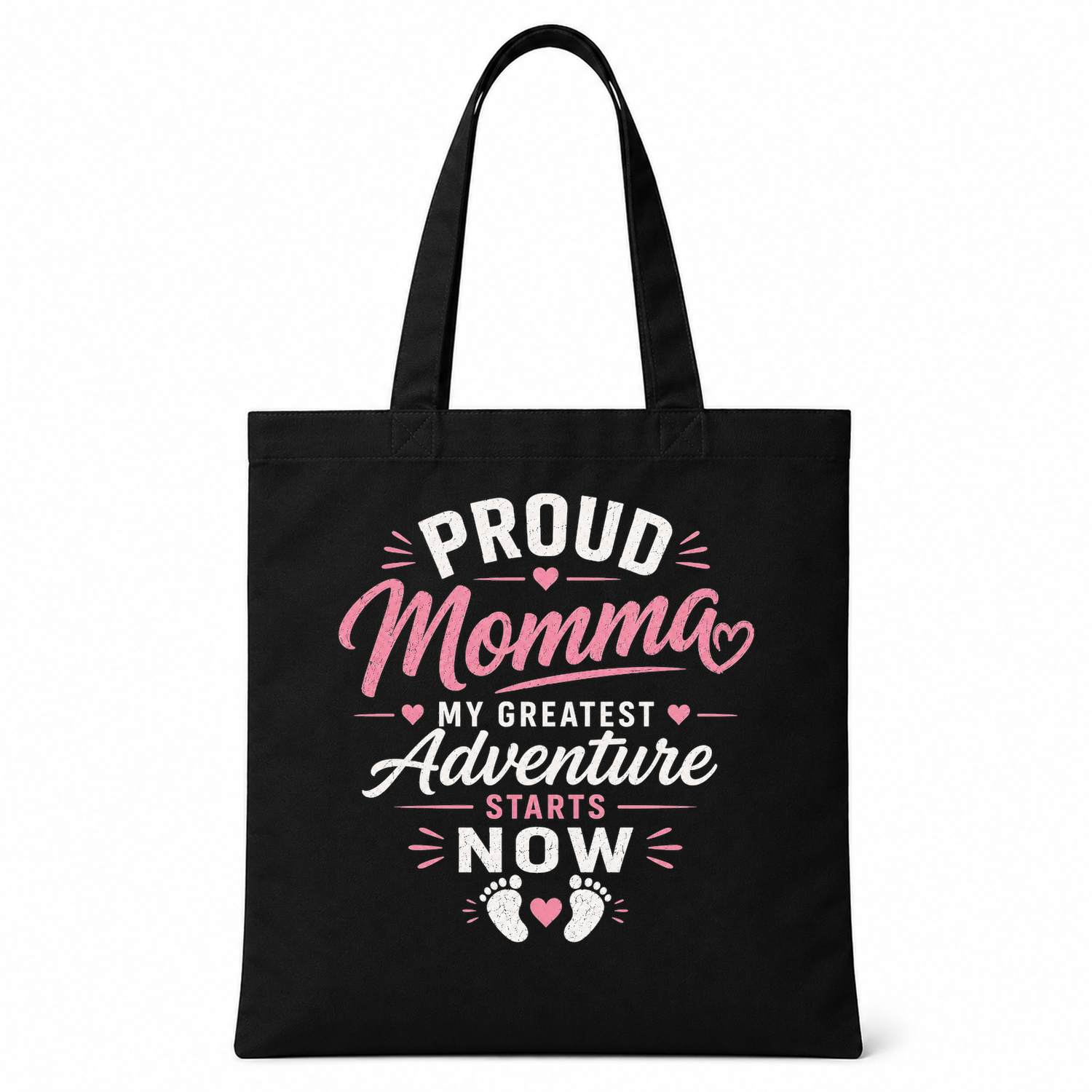 Proud Mamma My Greatest Adventure Tote Bag — tote front