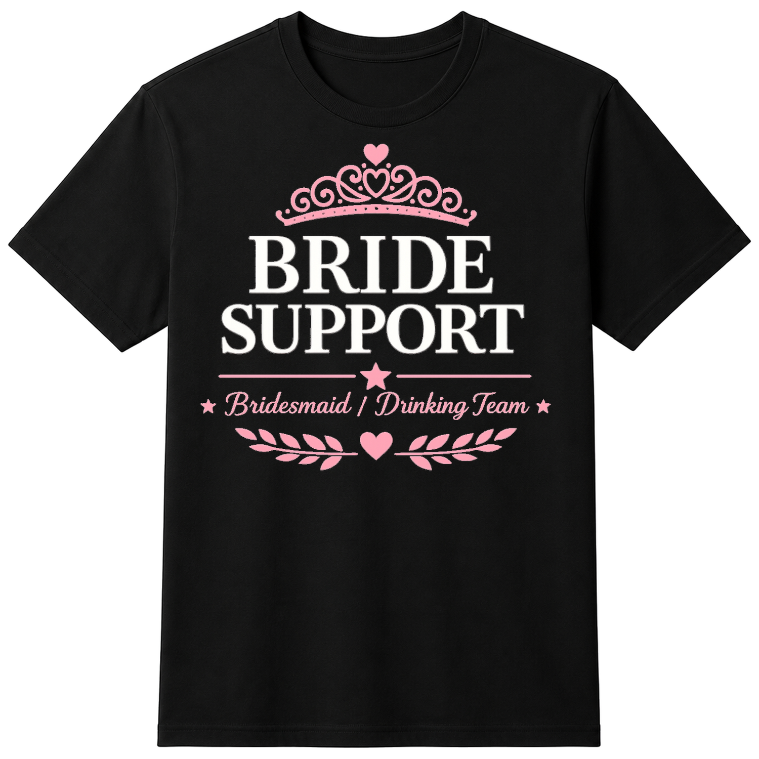 Bride Support Squad Unisex T-shirt — flat shirt