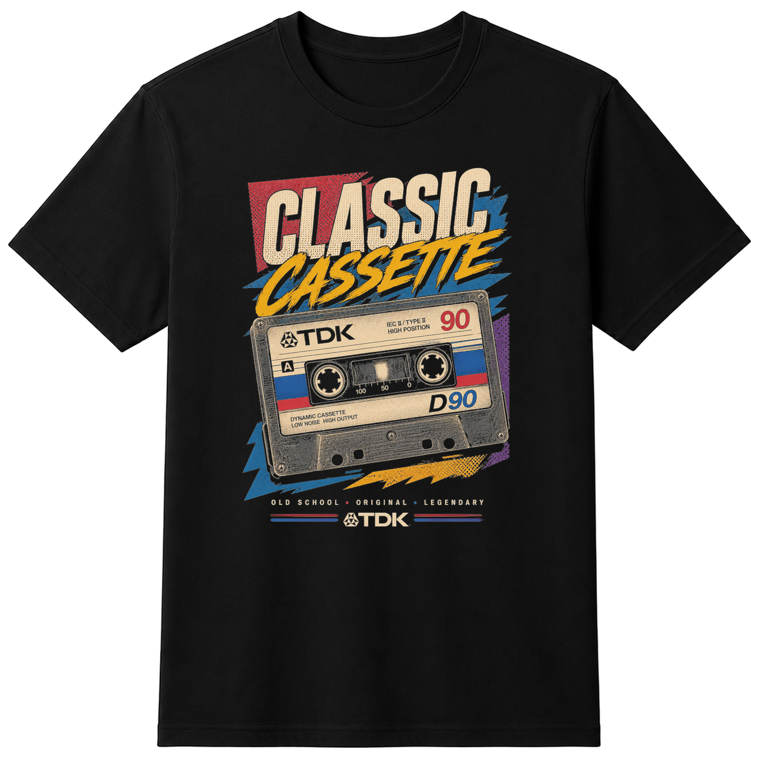 TDK 90 Classic Unisex T-Shirt — flat shirt