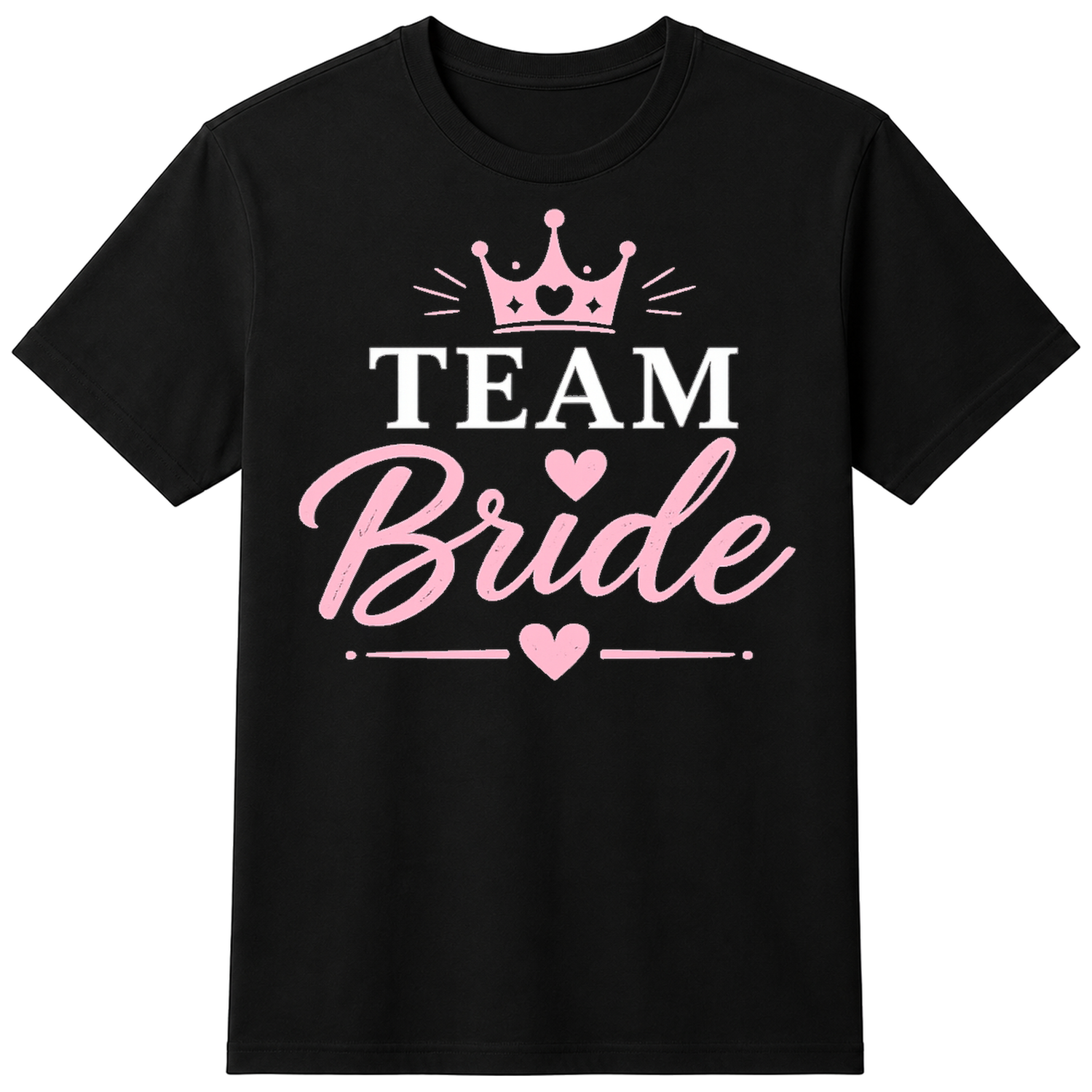 Team Bride Celebration Unisex T-shirt — flat shirt
