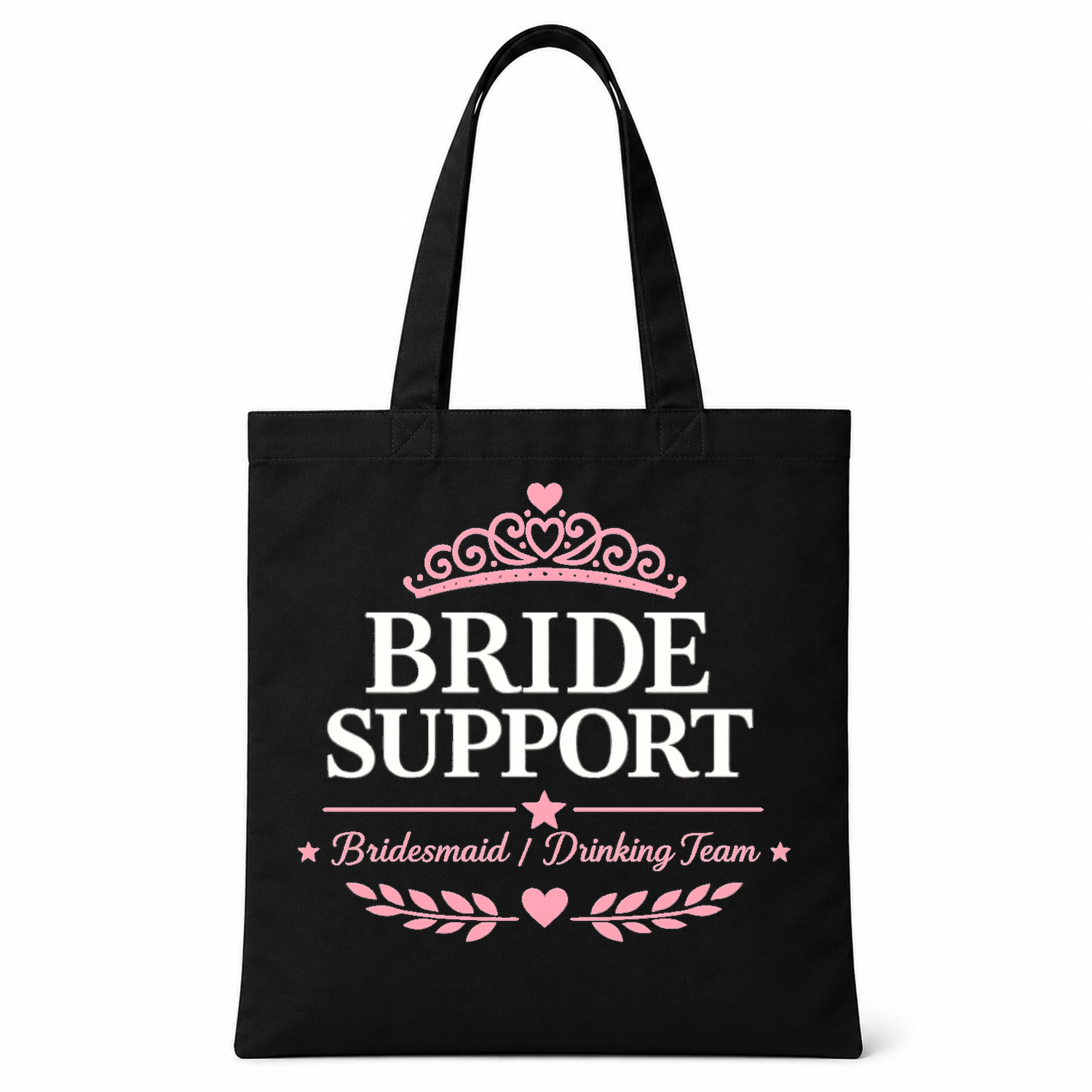 Bride Support Crew Tote Bag — tote front