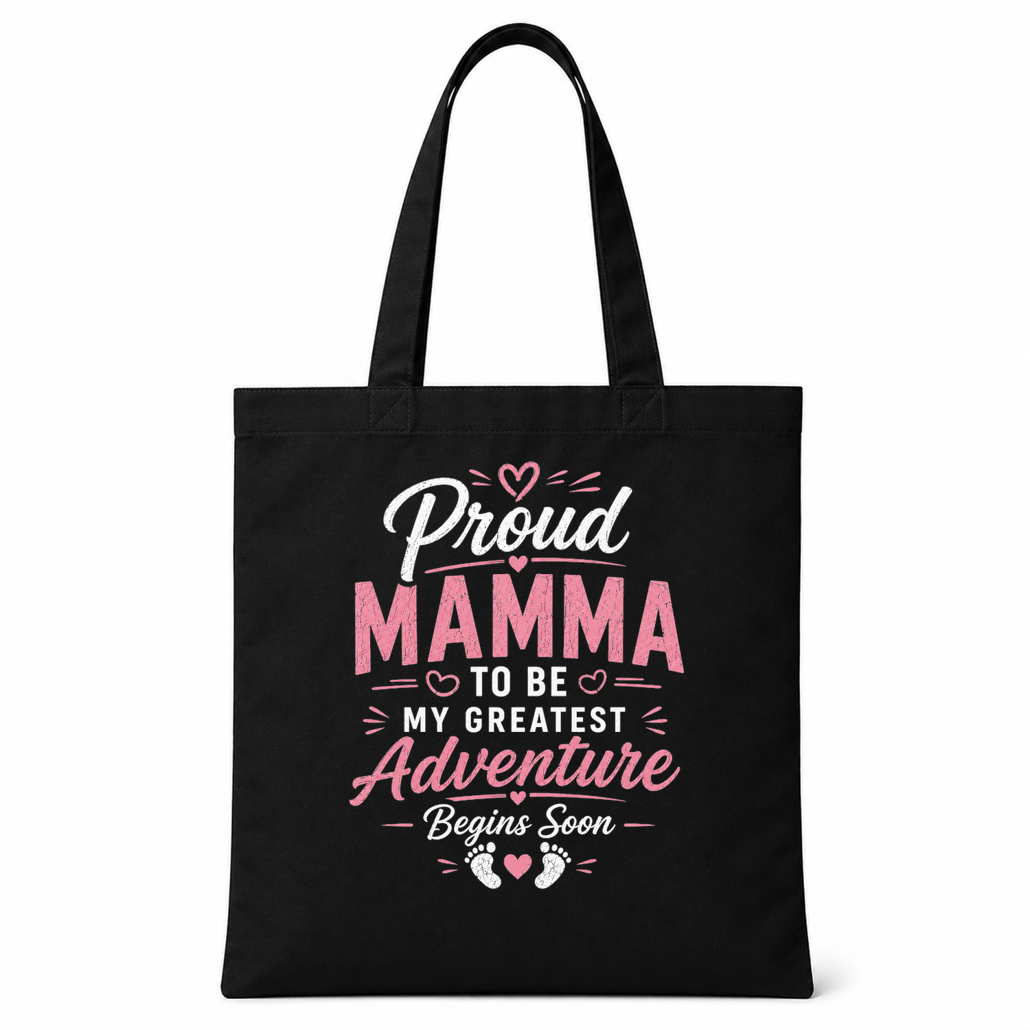 Proud Mamma Greatest Adventure Tote Bag — tote front