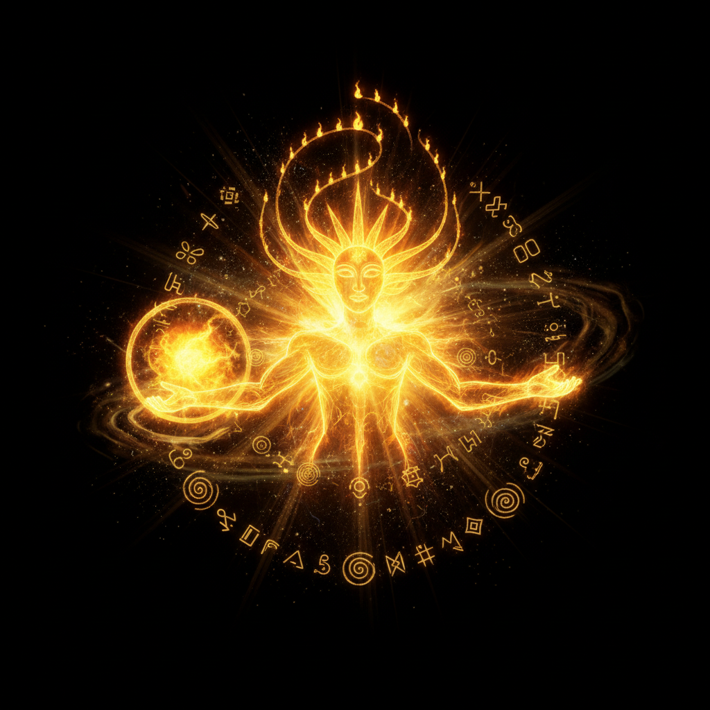 Sun god, blackback ground