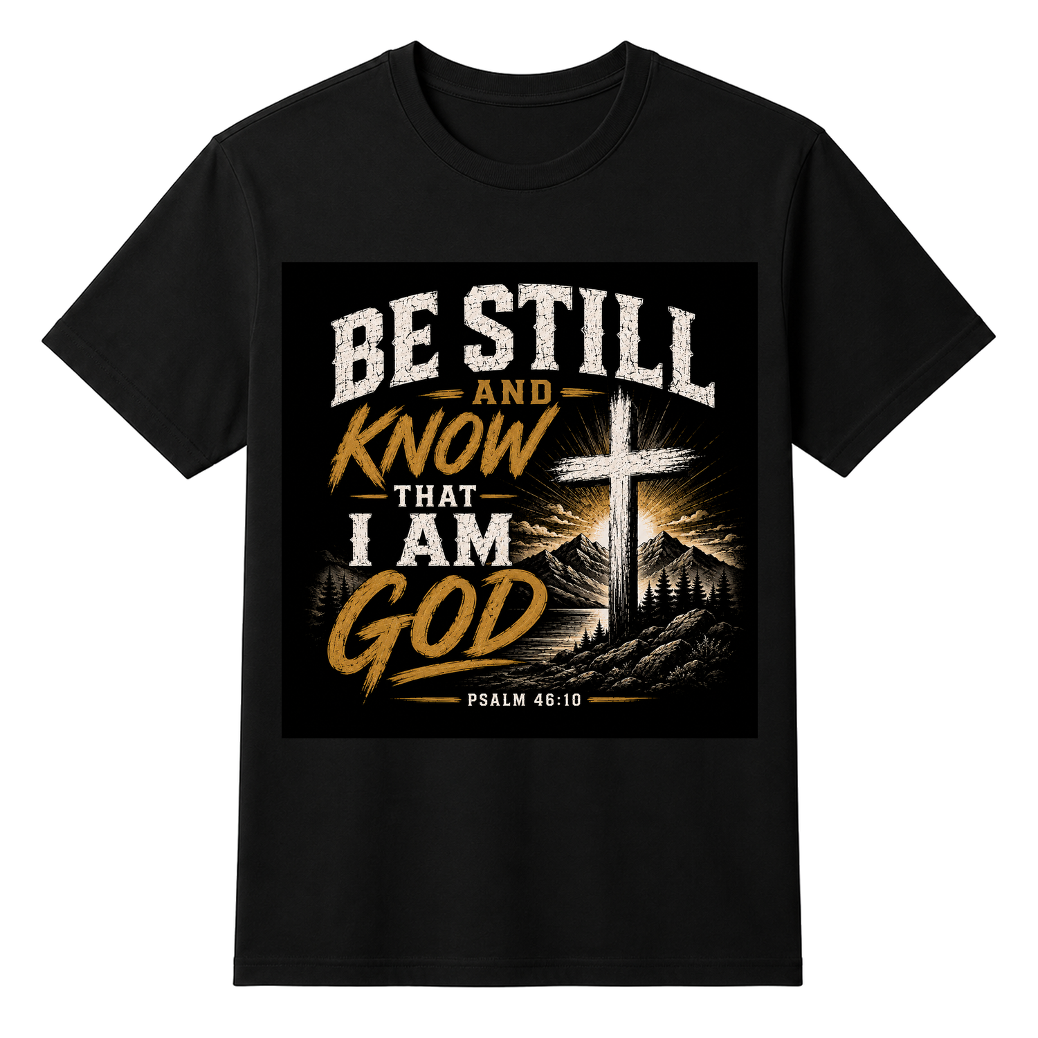 Be Still Know I Am God Inspirational Tee Unisex T-shirt