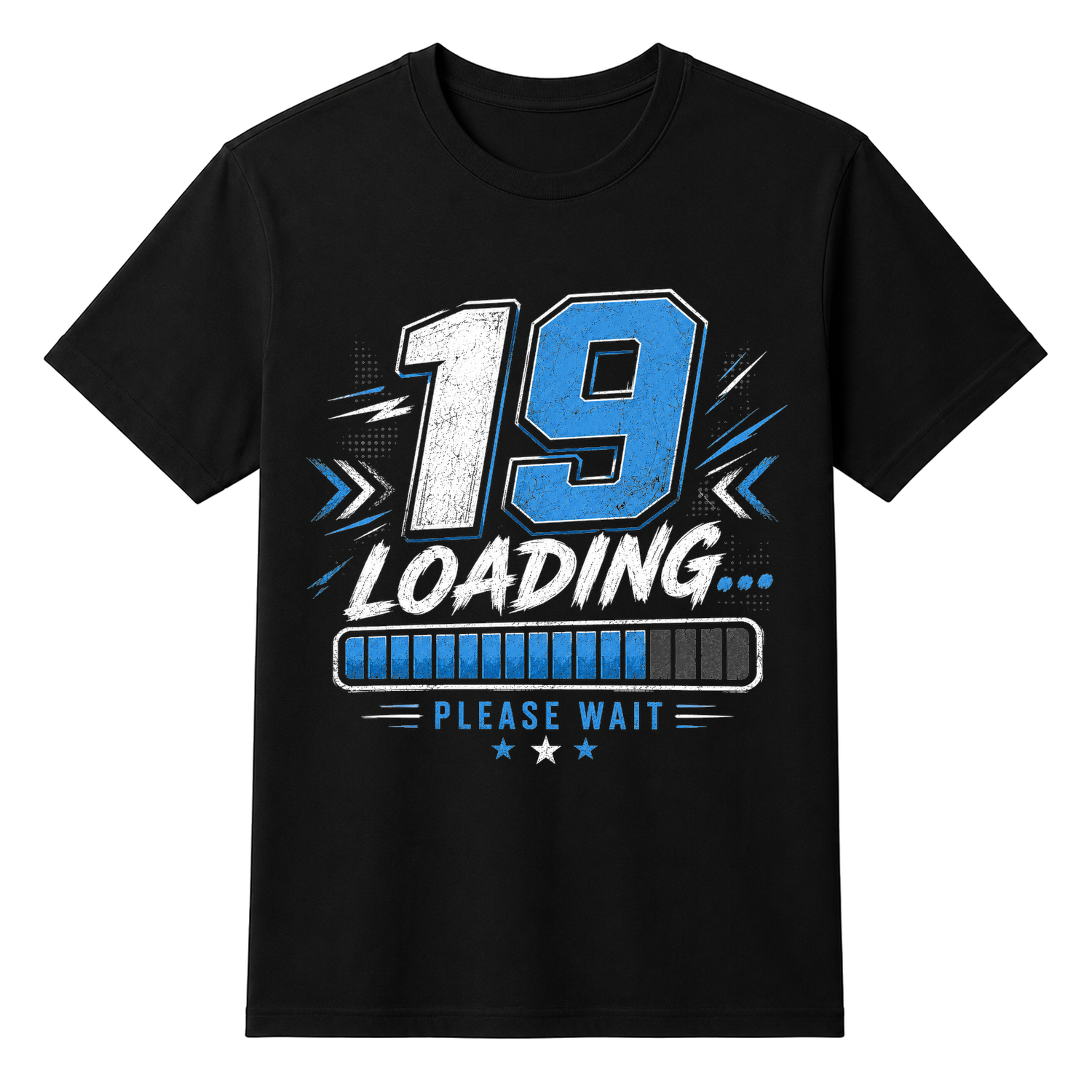 19th years loading Birthday unisex t-shirt