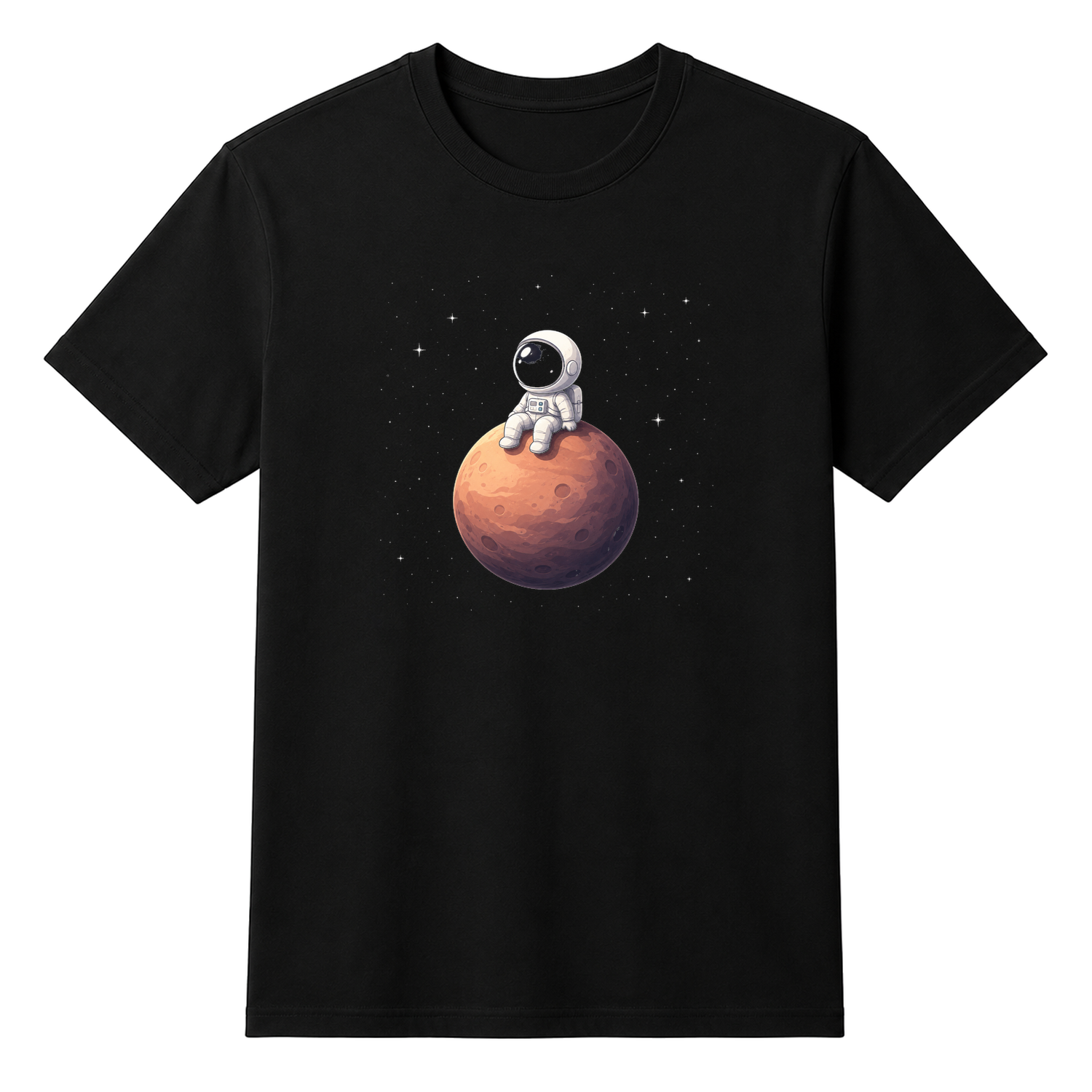 Space Man Planet Dreamer Unisex T-shirt — tshirt front