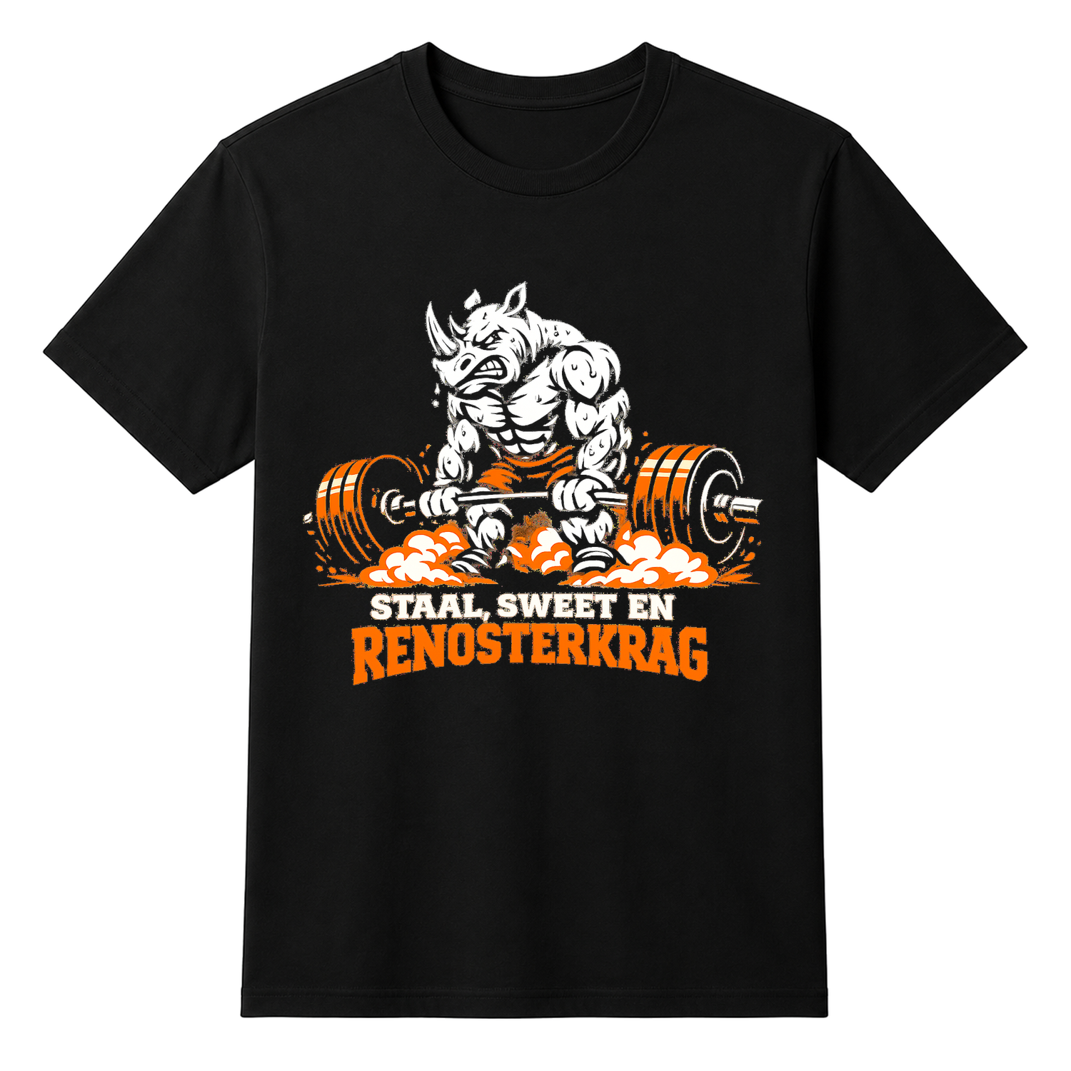 Staal Sweet En Renosterkrag Unisex T-shirt — tshirt front