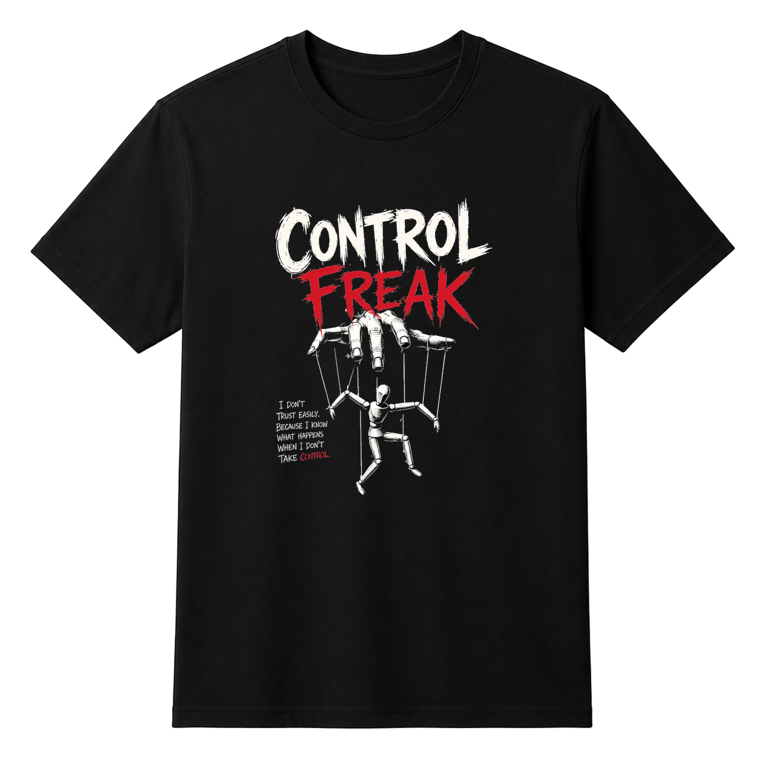 Control Freak - Master of Organisation Unisex T-shirt — tshirt front