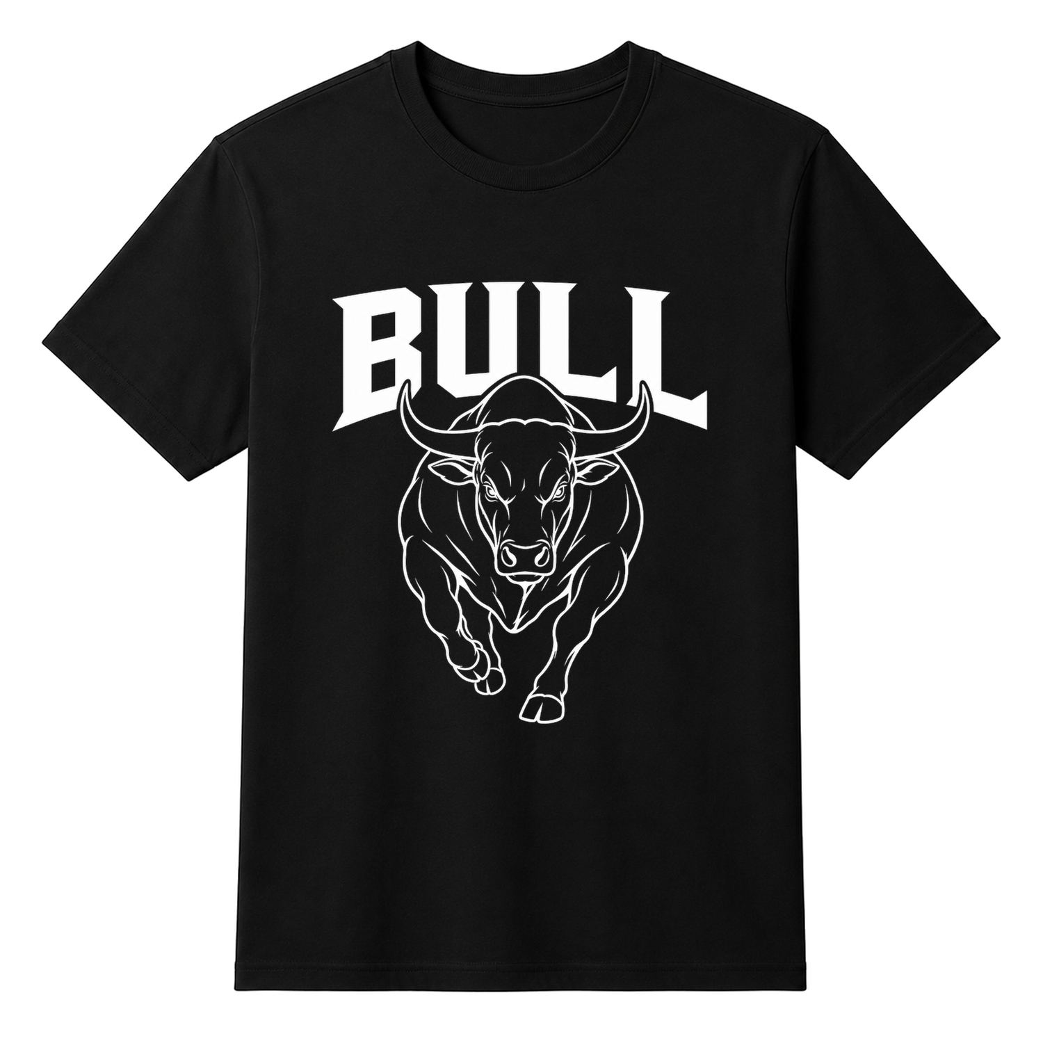Powerful Bull Strength Unisex T-shirt — tshirt front