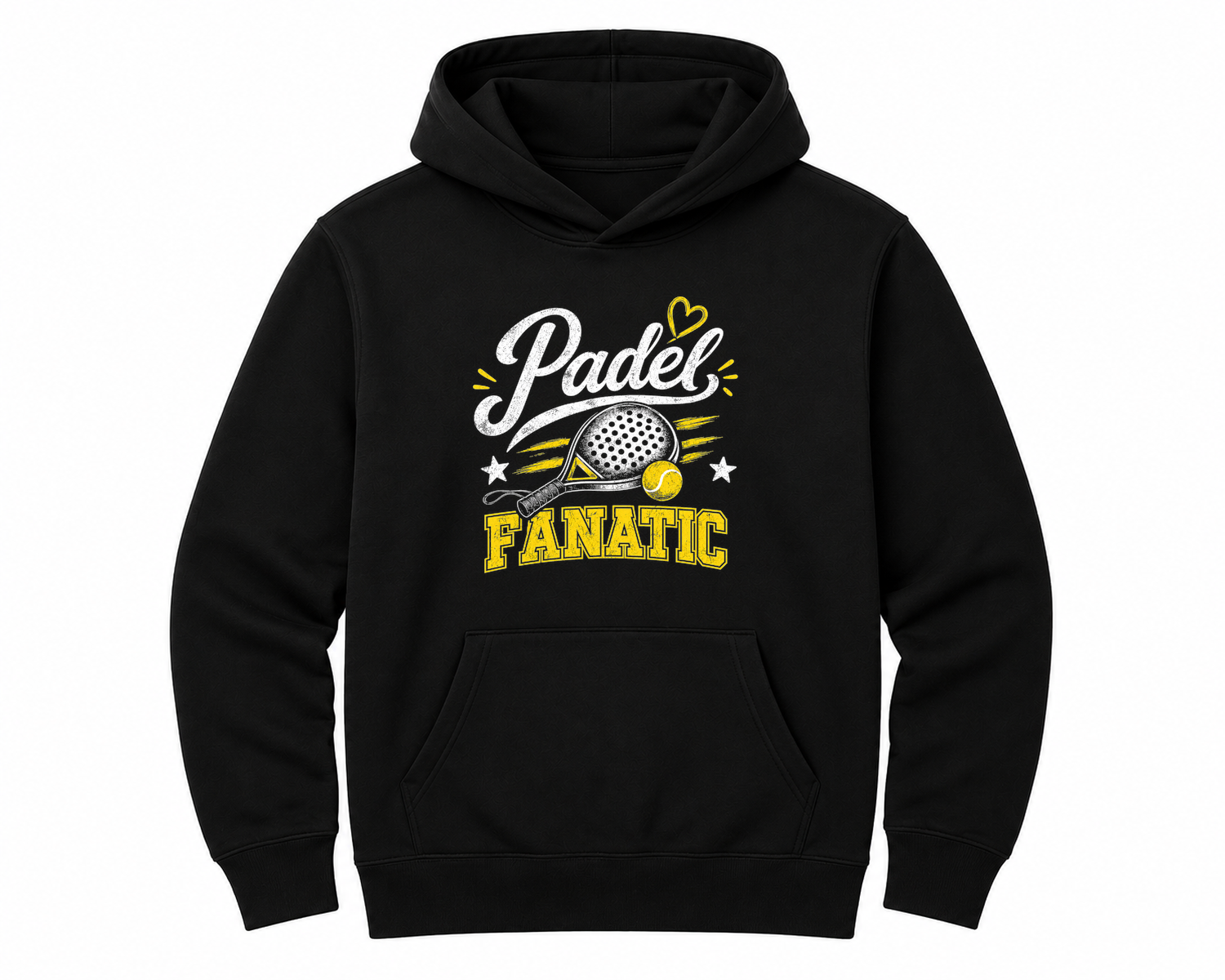 Padel Fanatic Funny Padel Sports Design Unisex Hoodie — hoodie front