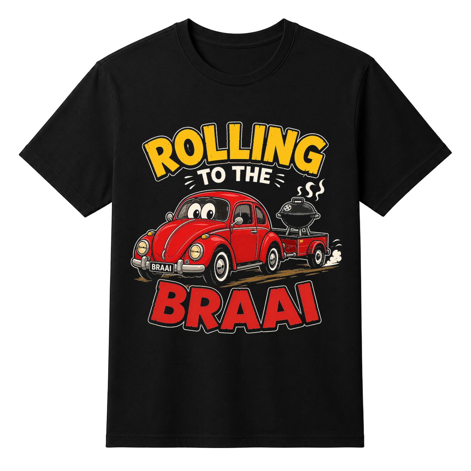 Braai Beetle Road Trip Unisex T-shirt — tshirt front