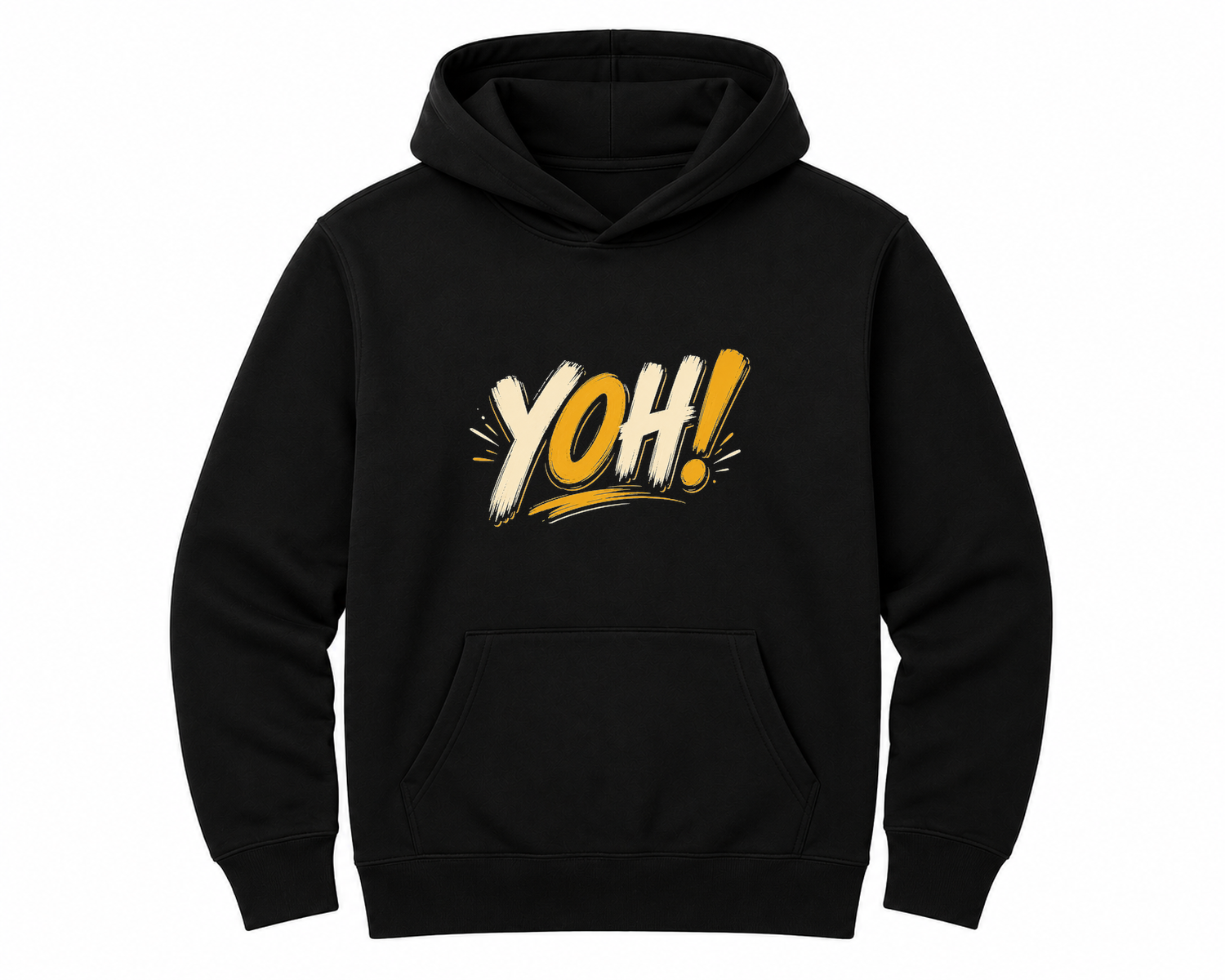 Yoh! Iconic SA Slang Unisex Hoodie — hoodie front